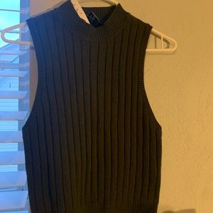 Sweater tank top